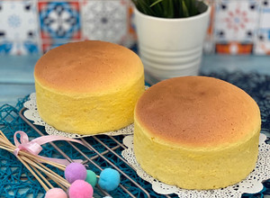 A picture of Condensed Milk Cotton Cake (Smooth and Silky).