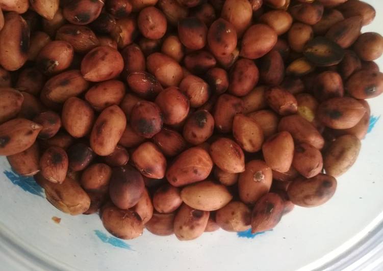 Langkah mengolah Kacang tanah sangrai nikmat