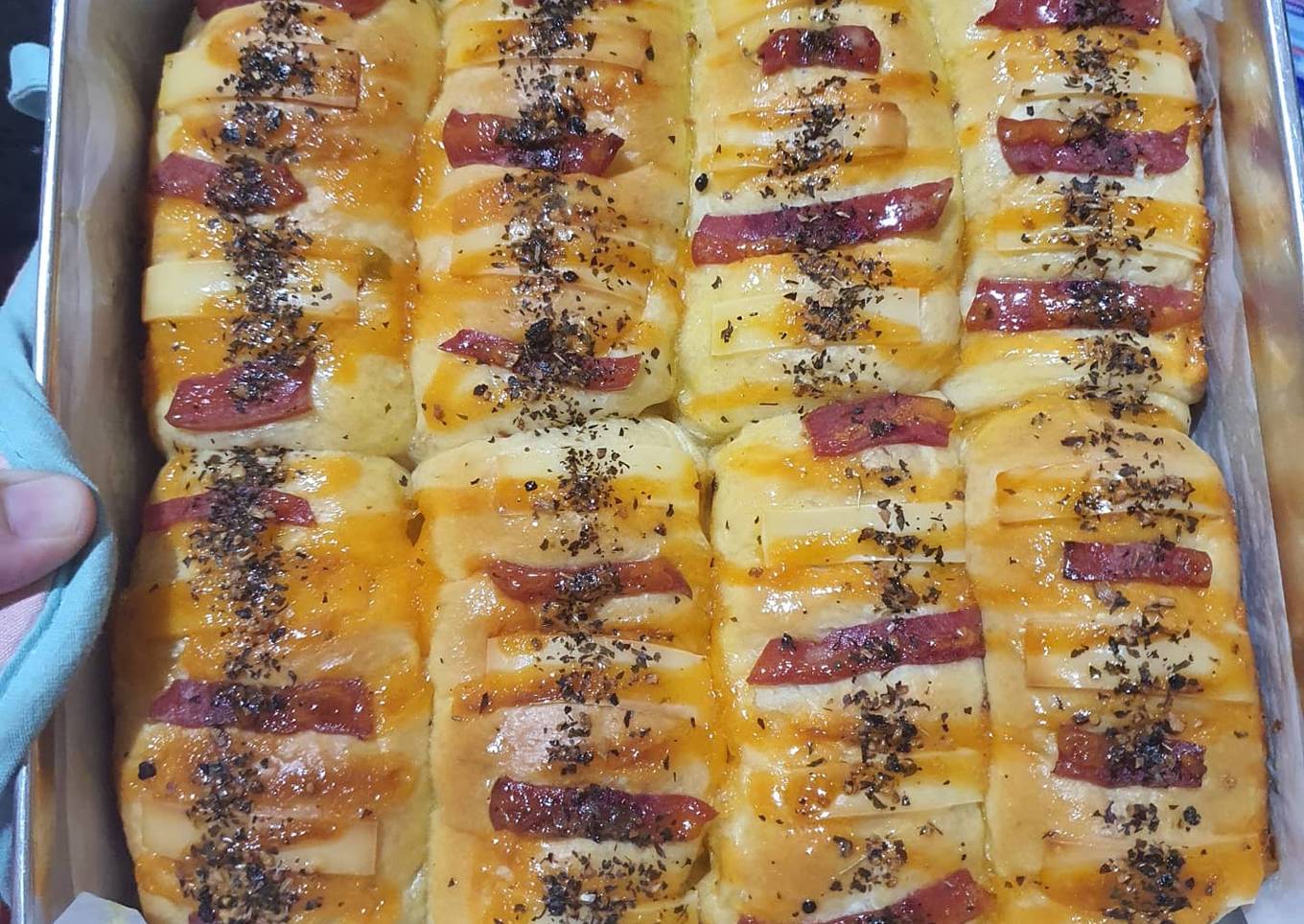 Smoke Beef Cheese Bread