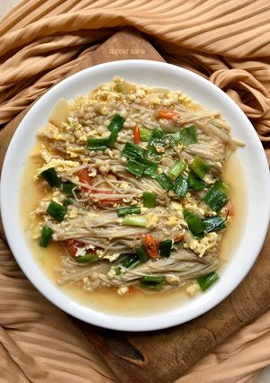 Foto resep Cah Enoki Telur
