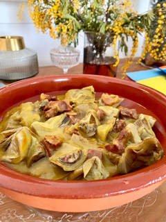 Una foto de Alcachofas con cerveza thermomix