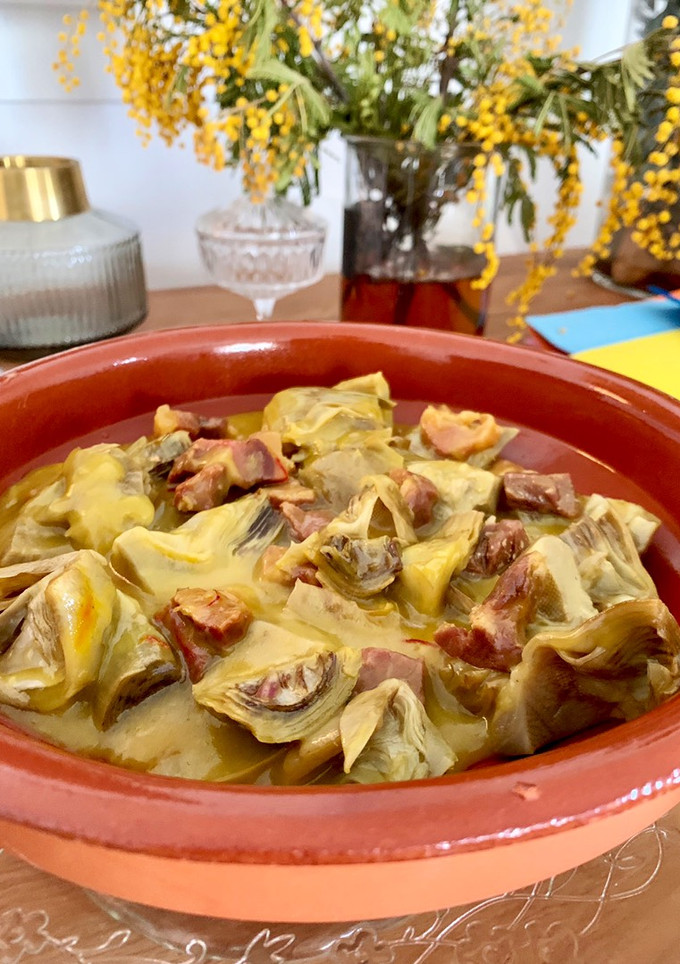Una foto de Alcachofas con cerveza thermomix