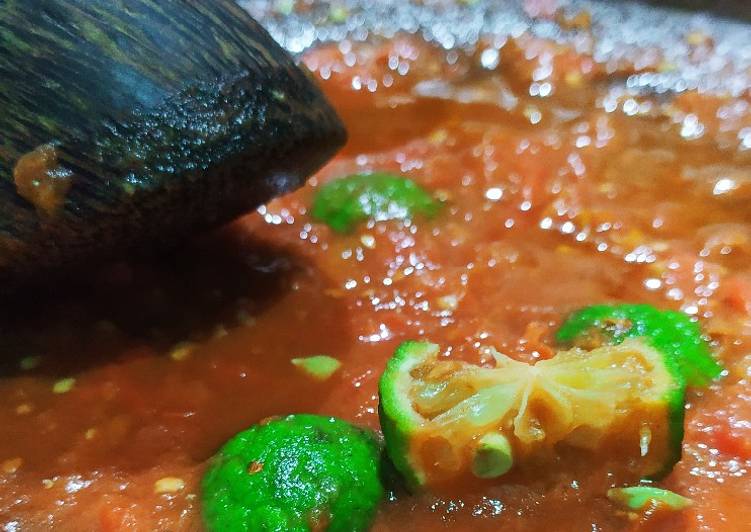 Resep Sambal Tomat Mentah Anti Gagal