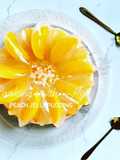 Peach pudding