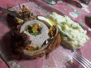 Una foto de matambre al horno