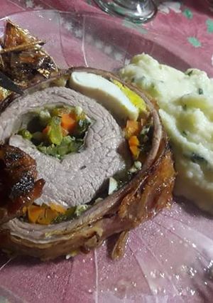 Una foto de Matambre Relleno al horno