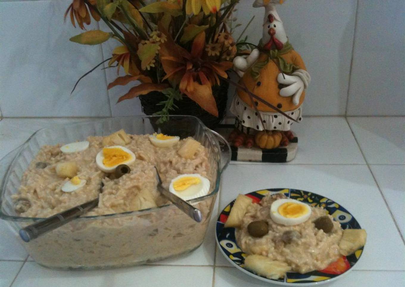 Ensalada fría de pollo