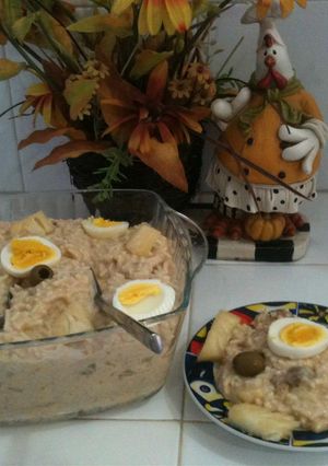 Una foto de Ensalada fría de pollo