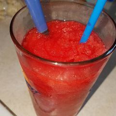 A picture of Koolaide slushie.