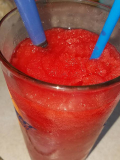 A picture of Koolaide slushie.