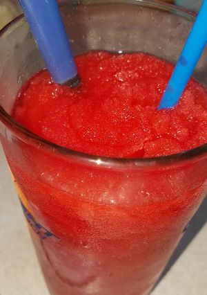 A picture of Koolaide slushie.