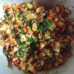 Mixed Veggie Paneer Sabzi A picture of Mixed Veggie Paneer Sabzi.