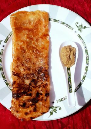 A picture of Masoor Dal Dosa.