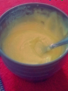 A picture of Custard pudding.