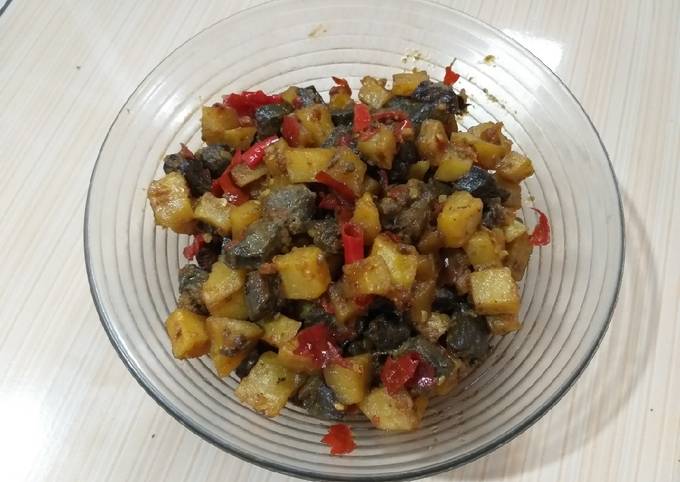 Resep buat Sambal Goreng Kentang Hati Sapi yang sedap