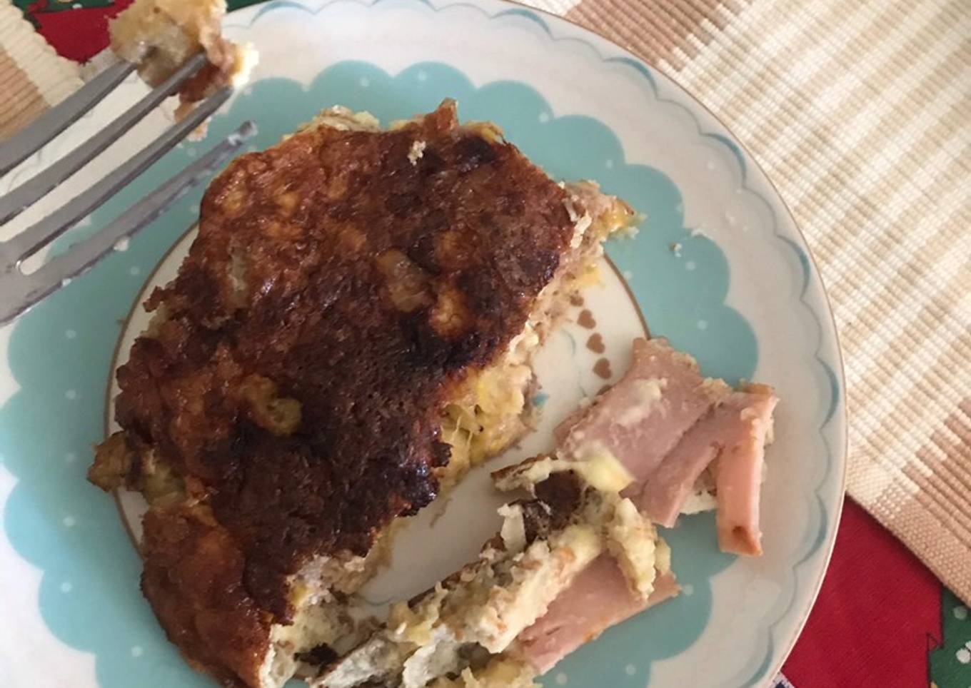 Torta de banano con salvado