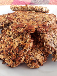 Una foto de Galletas de avena, plátano y chía