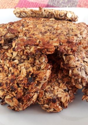 Una foto de Galletas de avena, plátano y chía