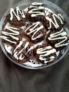 Foto resep Eggless Choco Cereal Cookies