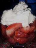 Frutillas con crema chantilly 🍓