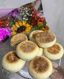 Pan sin horno o english muffins