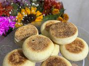 Una foto de english muffin