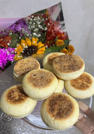 Una foto de Pan sin horno o english muffins
