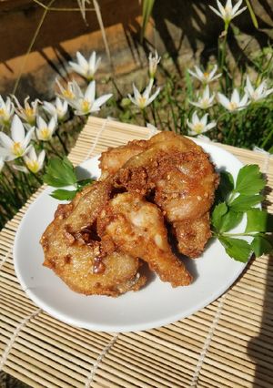 Foto resep Ayam Goreng Bawang Putih (Garlic Chicken)
