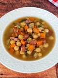 Sopa Colorida de Grão-de-bico
