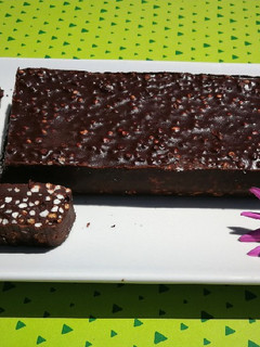 Una foto de Turrón Suchard de chocolate a mi manera