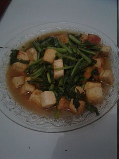 Foto resep 1. Tumis caisim tahu pedas solo