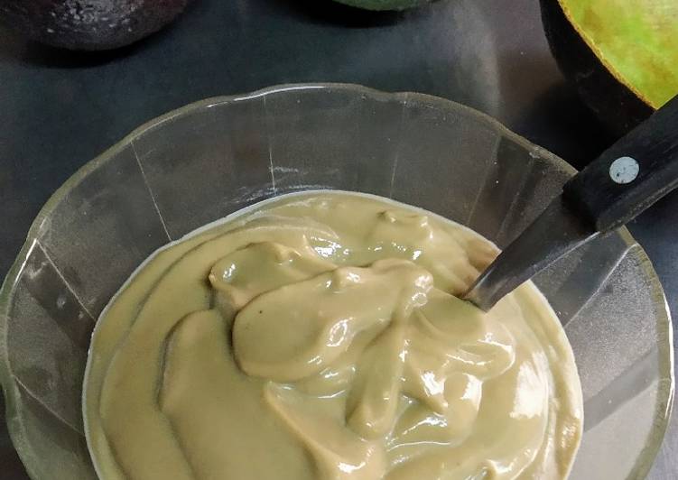 Postre de palta con cacao