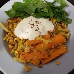 Lentil & whey curry (Perfect Cooker recipe) A picture of Lentil & whey curry (Perfect Cooker recipe).
