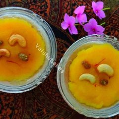 A picture of Kesari Sheera.
