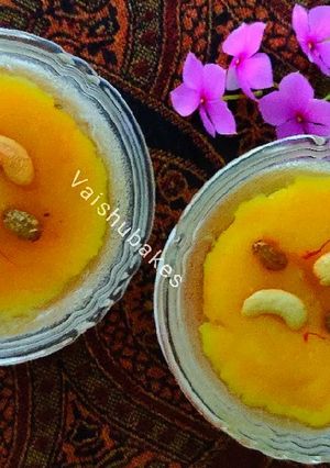 A picture of Kesari Sheera.