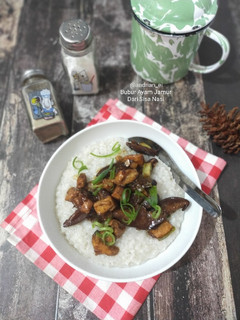 Foto resep Bubur Ayam Jamur Dari Sisa Nasi