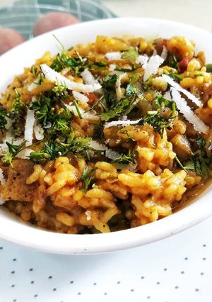 A picture of Bhogi ki Khichdi/ Mix Vegetable Khichdi.