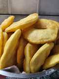 Tortas fritas con fécula de mandioca y otras harinas sin gluten