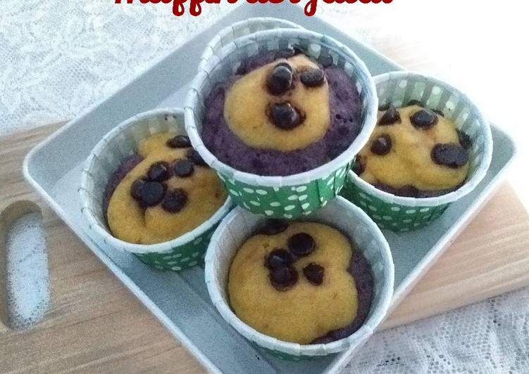 step by step  Muffin ubi jalar Anti Gagal