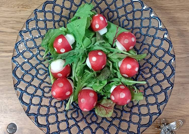 ★Kawaii (lovely) Mushrooms of Radish★