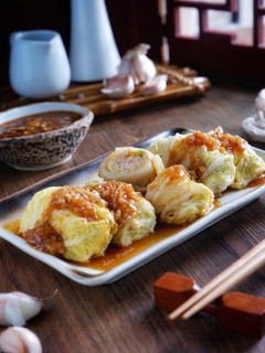 Foto resep Sawi Putih Gulung Tofu Telur