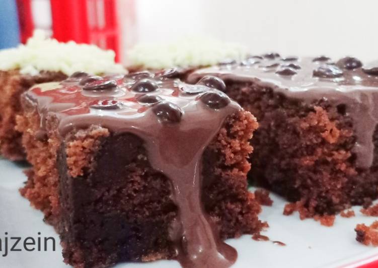 Langkah Mudah untuk Membuat Brownis panggang microwave sederhana yang Lezat