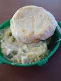 Spaghetti Squash Chicken Alfredo