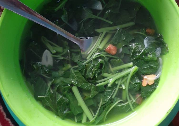 Sayur bayam kunci