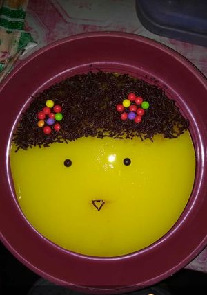 Foto resep Puding nangka karakter coklat