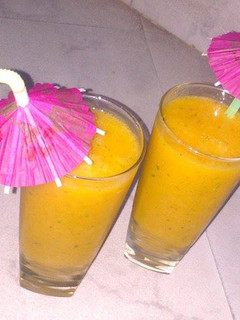 A picture of Mango smoothie.