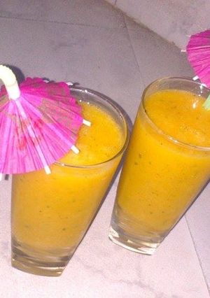 A picture of Mango smoothie.