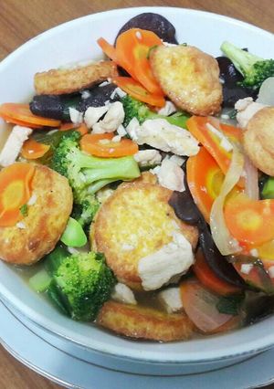 Foto resep Sapo Tahu Ayam