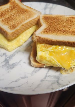 Una foto de Sándwich de huevo