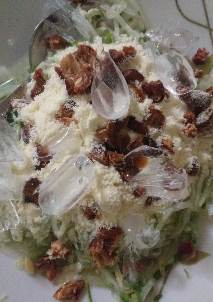 A picture of Cucumber garri.